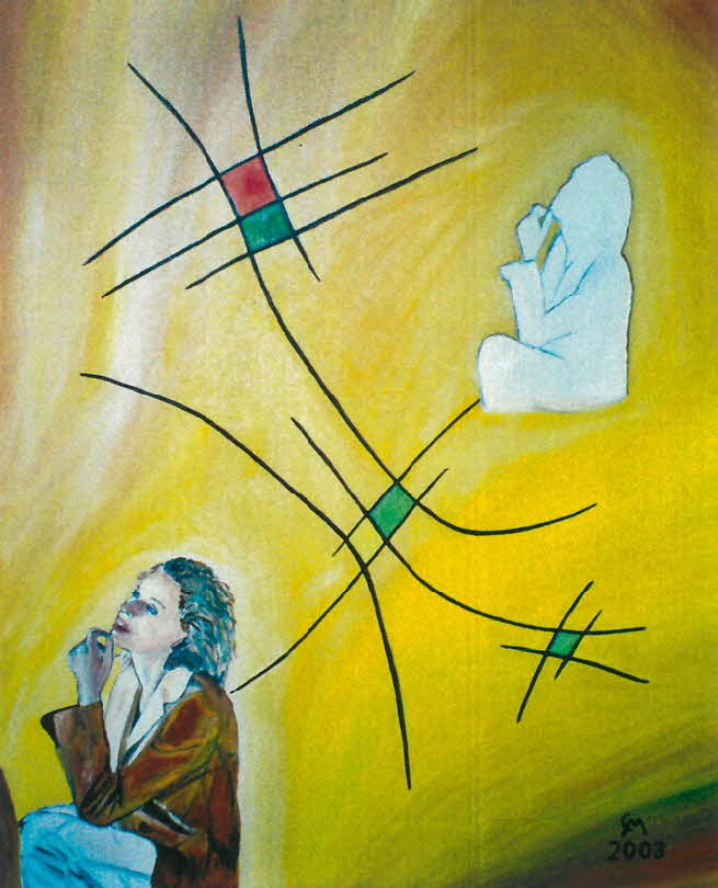 Leib und Seele - l auf Leinwand - 2003 - 50 x 60 cm - 600 €