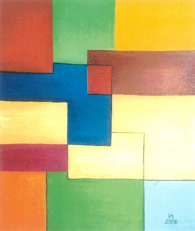 Farben - Öl auf Leinwand - 2006 - 60 x 70 cm - 300 €
