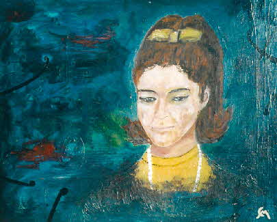 Angi - Öl auf Leinwand - 1967 - 50 x 40 cm - nicht verkäuflich
